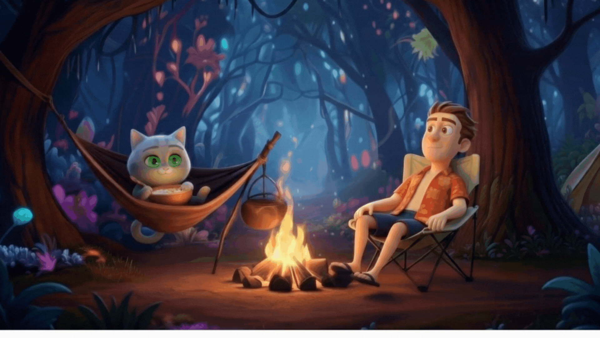 Gary and PEKO at the Campfire